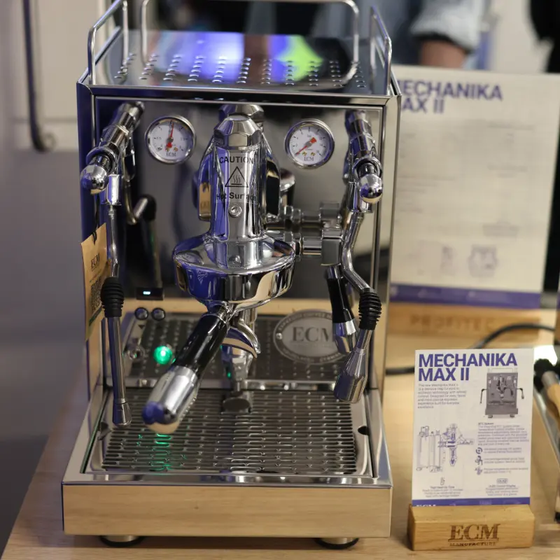ECM Mechanika MAX II Espresso Machine - Advanced One-way HX System