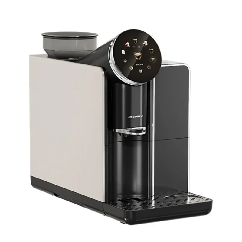 Dr. Coffee S01 Espresso Machine - Bean to Cup Fully Automatic, Ceramic Flat Burr