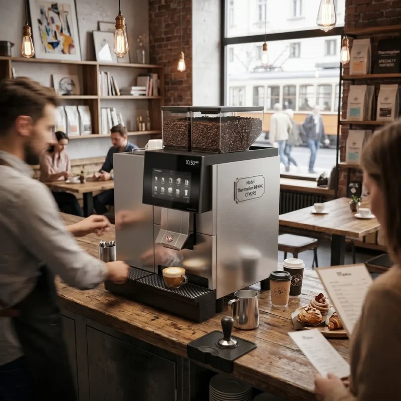 Thermoplan B&W4 compact CTM2RS Espresso Machine - Bean to Cup, Fully Automatic