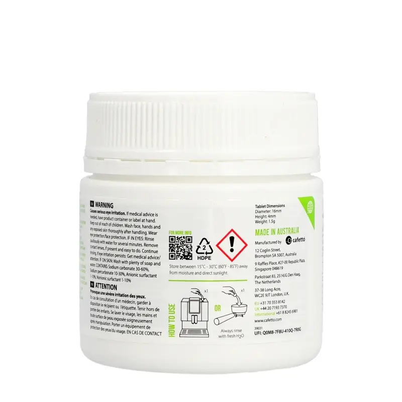 Cafetto 1.5g Tevo Mini Tablets - 100 Tablets