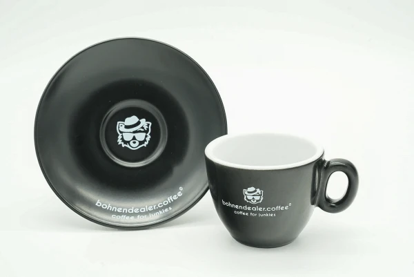 Espressotasse Bohnendealer Black