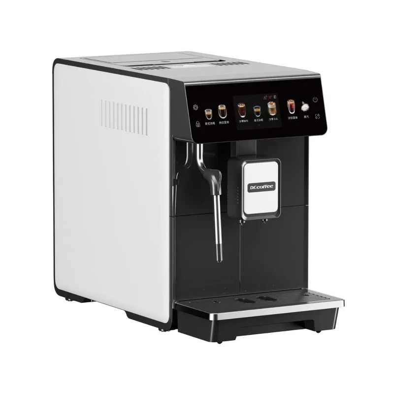 Dr. Coffee E01 Espresso Machine - Bean to Cup, 16g Double-Strength Brewer
