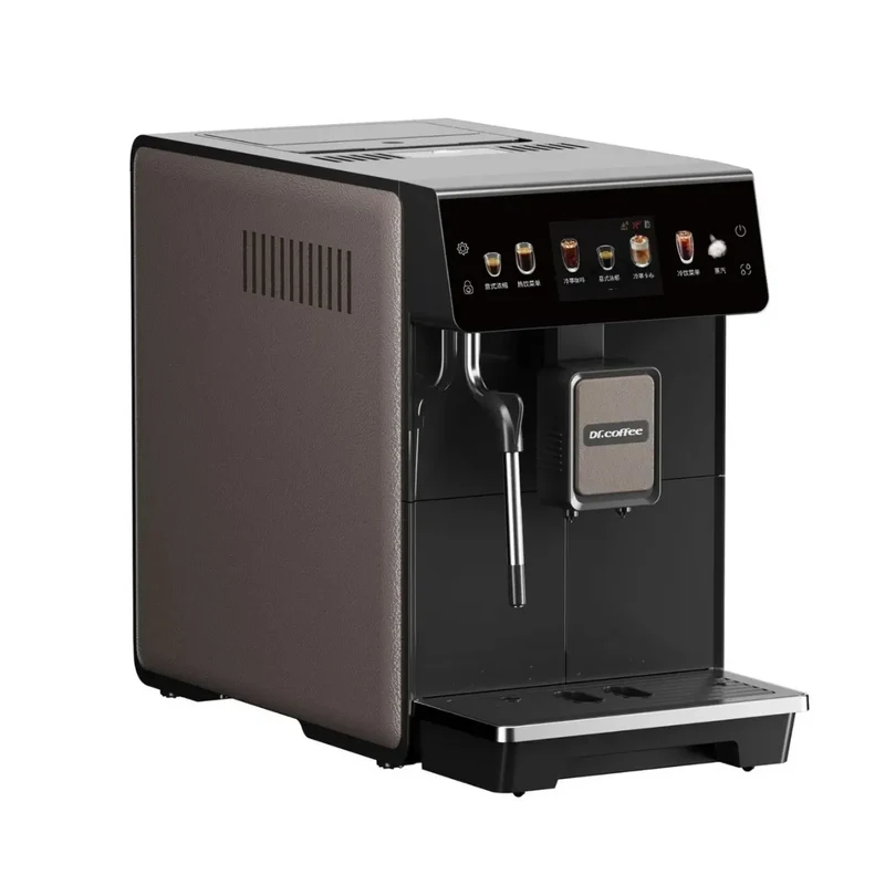 Dr. Coffee E01 Espresso Machine - Bean to Cup, 16g Double-Strength Brewer