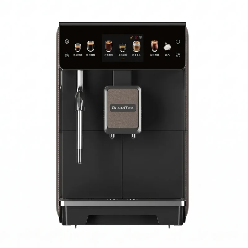Dr. Coffee E01 Espresso Machine - Bean to Cup, 16g Double-Strength Brewer