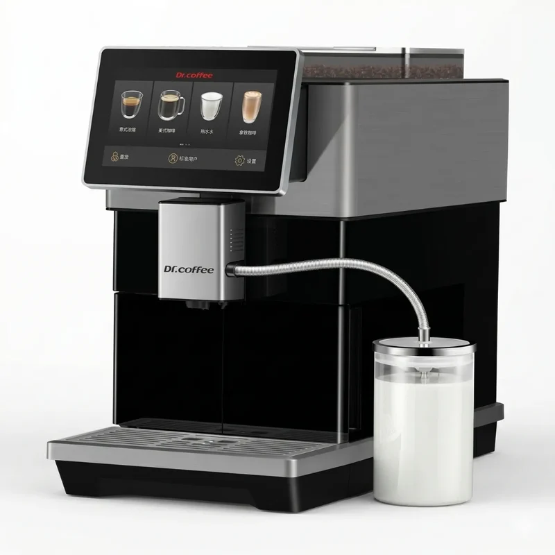 Dr. Coffee H3 Espresso Machine - Bean to Cup, Fully Automatic