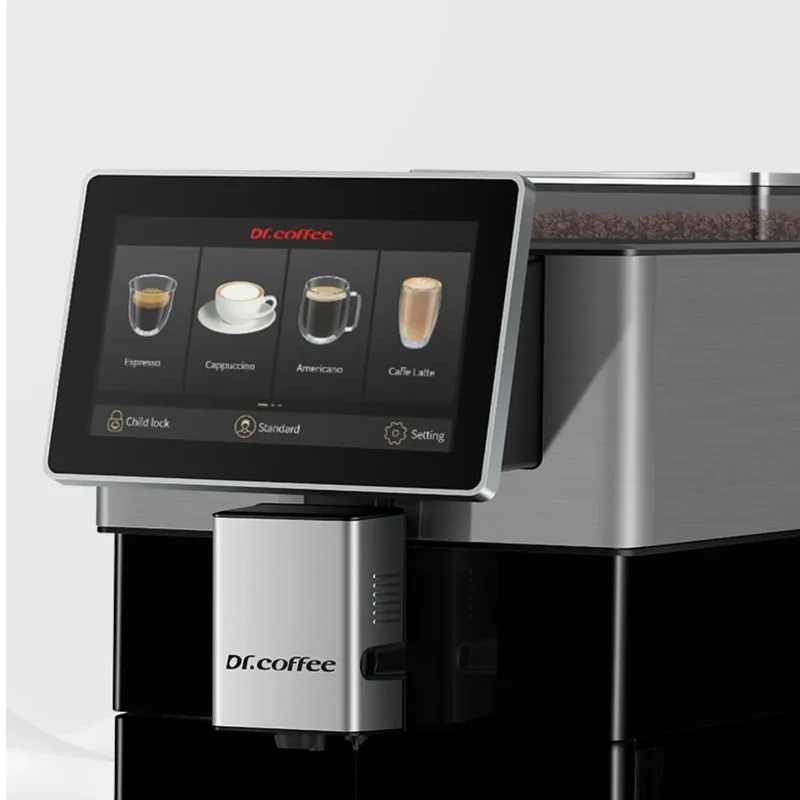 Dr. Coffee H3 Espresso Machine - Bean to Cup, Fully Automatic