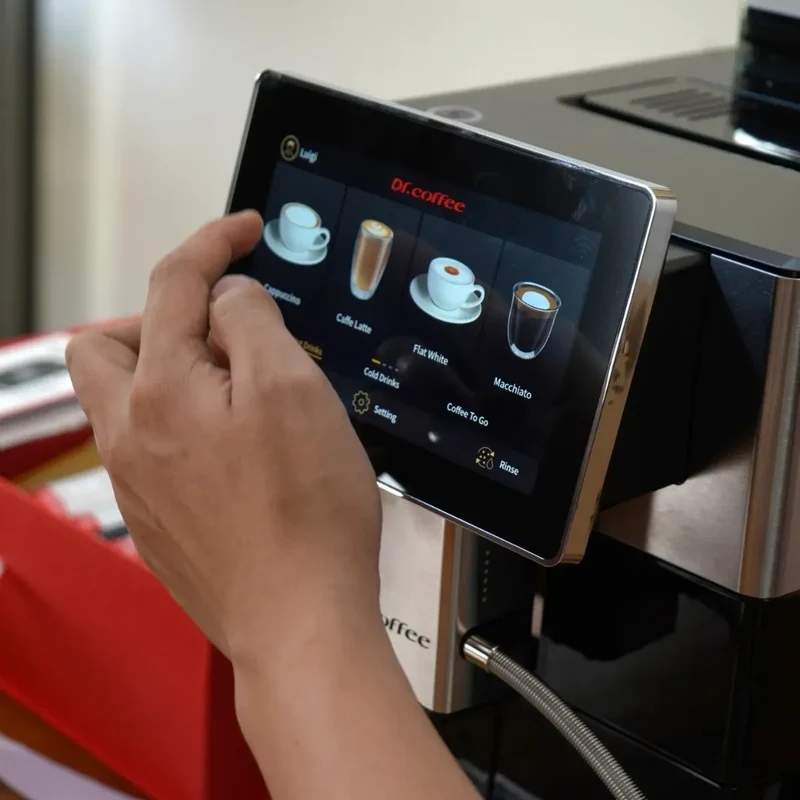 Dr. Coffee H3 Espresso Machine - Bean to Cup, Fully Automatic