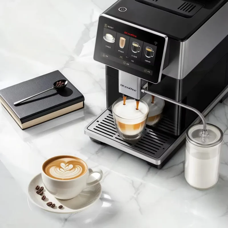 Dr. Coffee H3 Espresso Machine - Bean to Cup, Fully Automatic