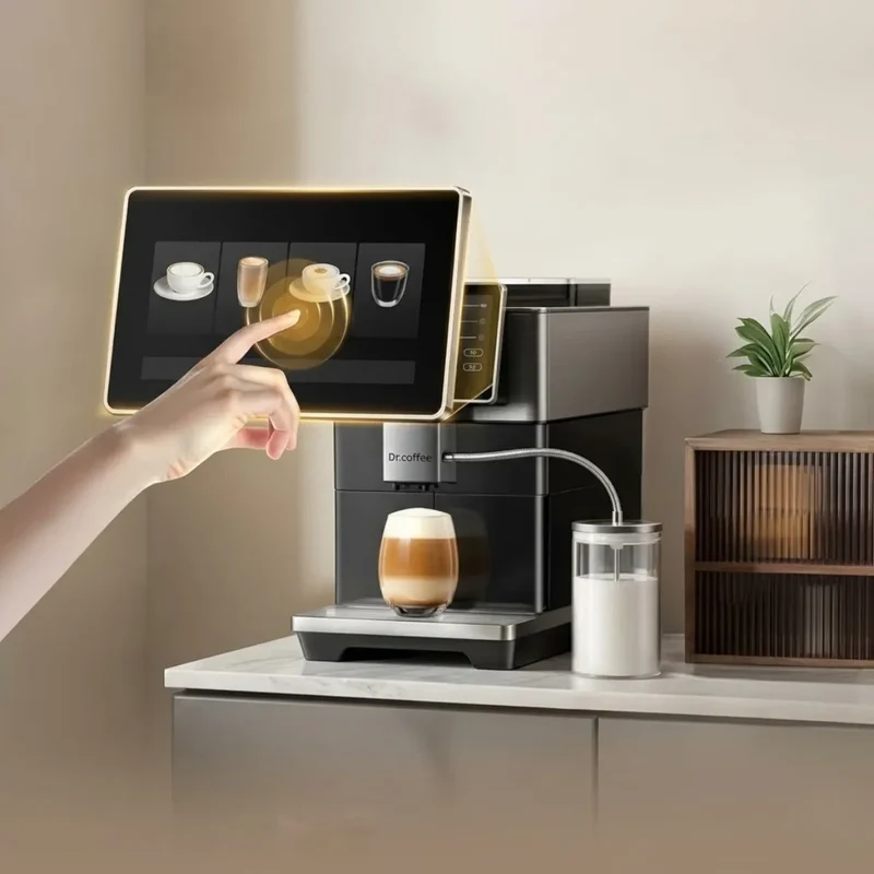 Dr. Coffee H3 Espresso Machine - Bean to Cup, Fully Automatic