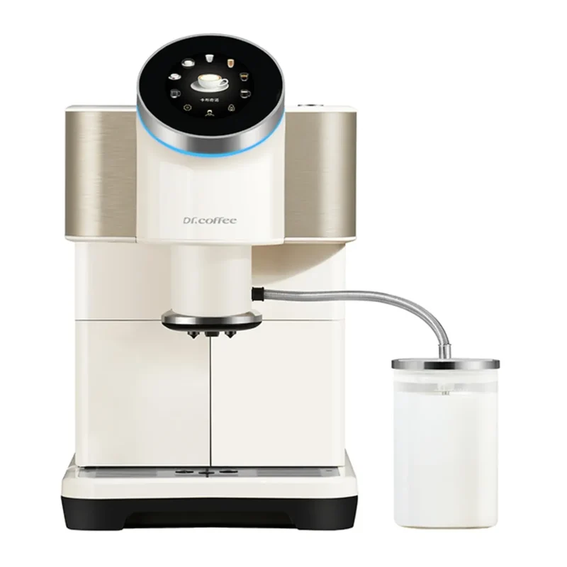 Dr. Coffee H2 Espresso Machine - Bean to Cup, Automatic Milk-Pipe System