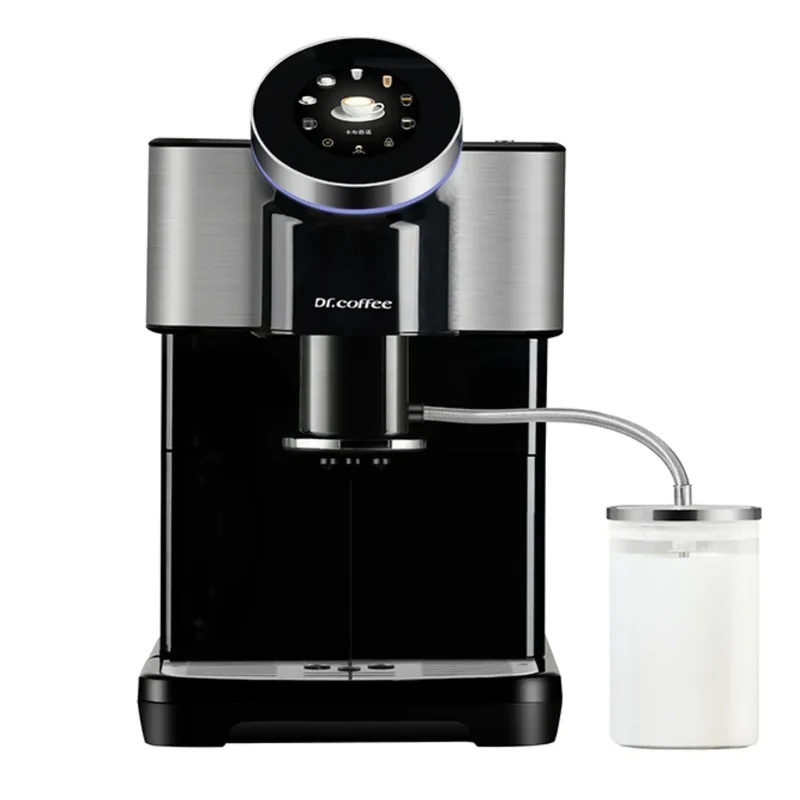 Dr. Coffee H2 Espresso Machine - Bean to Cup, Automatic Milk-Pipe System