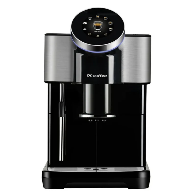 Dr. Coffee H1 Espresso Machine - Bean to Cup + Noise-Free Small Flat Burrs