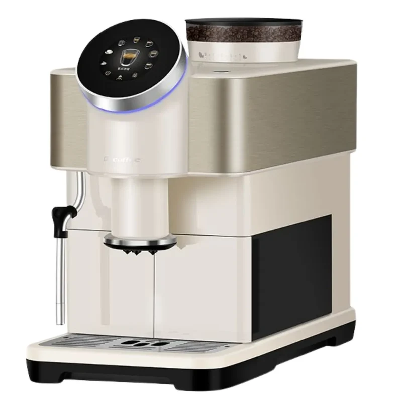 Dr. Coffee H1 Espresso Machine - Bean to Cup + Noise-Free Small Flat Burrs