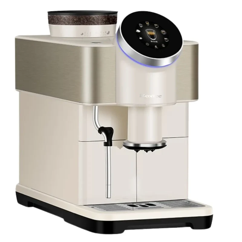 Dr. Coffee H1 Espresso Machine - Bean to Cup + Noise-Free Small Flat Burrs