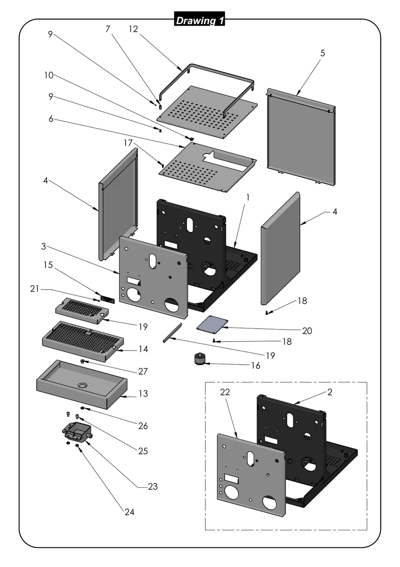 Pro 700 Body and Components