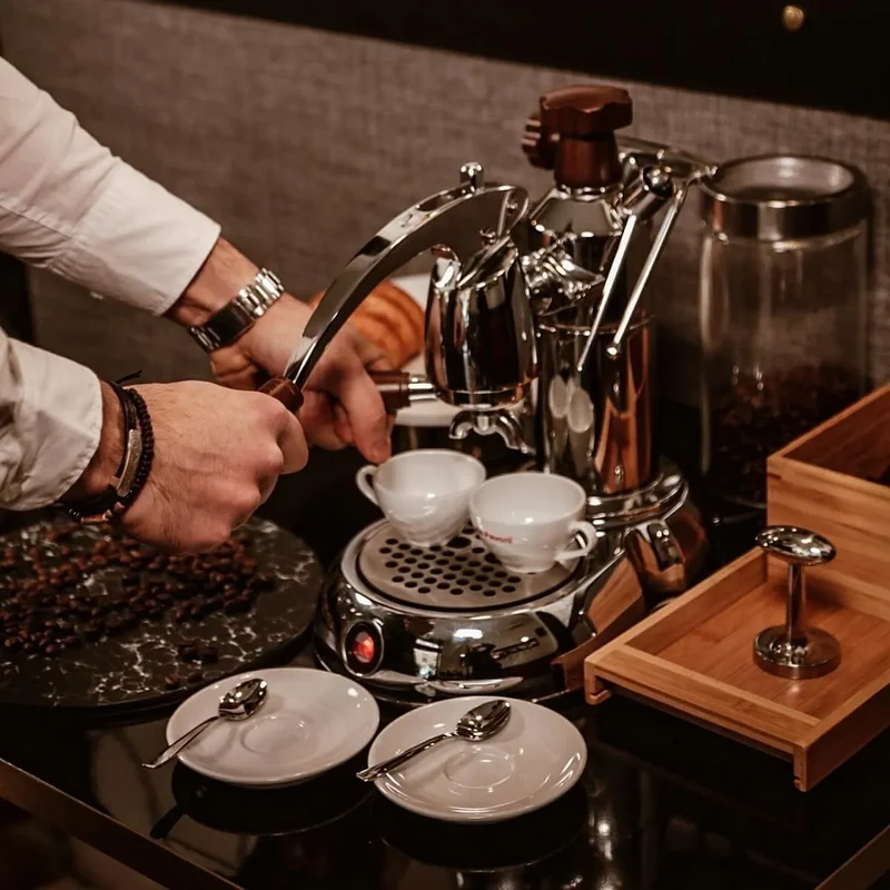 La Pavoni Stradivari Lusso Espresso Machine - 0.8 Litre Boiler, Manual Lever