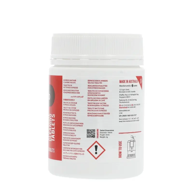 Cafetto F20 Espresso Machine Cleaning Tablets 2.0g - 100 Tablets