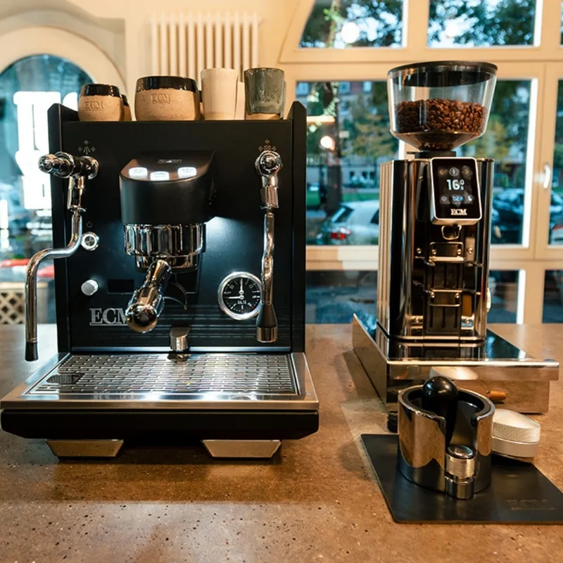 ECM Exacto 64 Espresso Grinder - Grind by Weight + 64mm Stainless Steel Burrs