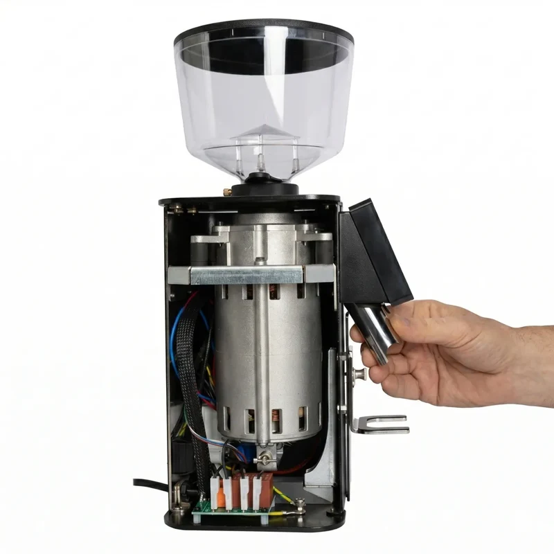 ECM Exacto 64 Espresso Grinder - Grind by Weight + 64mm Stainless Steel Burrs