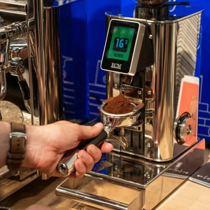 ECM Exacto 64 Espresso Grinder - Grind by Weight + 64mm Stainless Steel Burrs