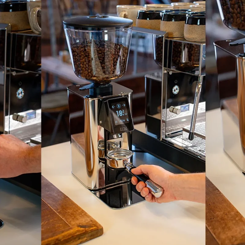 ECM Exacto 64 Espresso Grinder - Grind by Weight + 64mm Stainless Steel Burrs