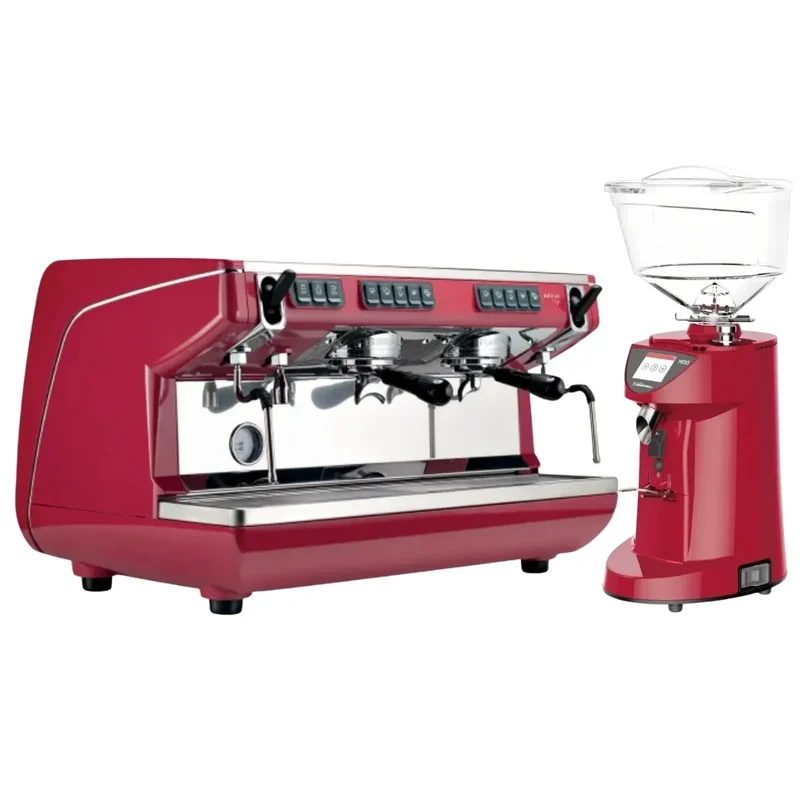 Nuova Simonelli Appia Life Standard Espresso Machine + MDJ Espresso Grinder Commercial Bundle Kit