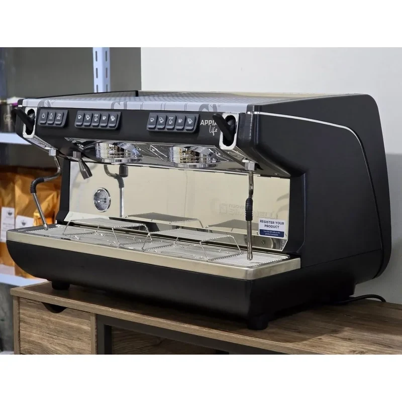 Nuova Simonelli Appia Life Standard Series Espresso Machine - Volumetric + Semi Automatic