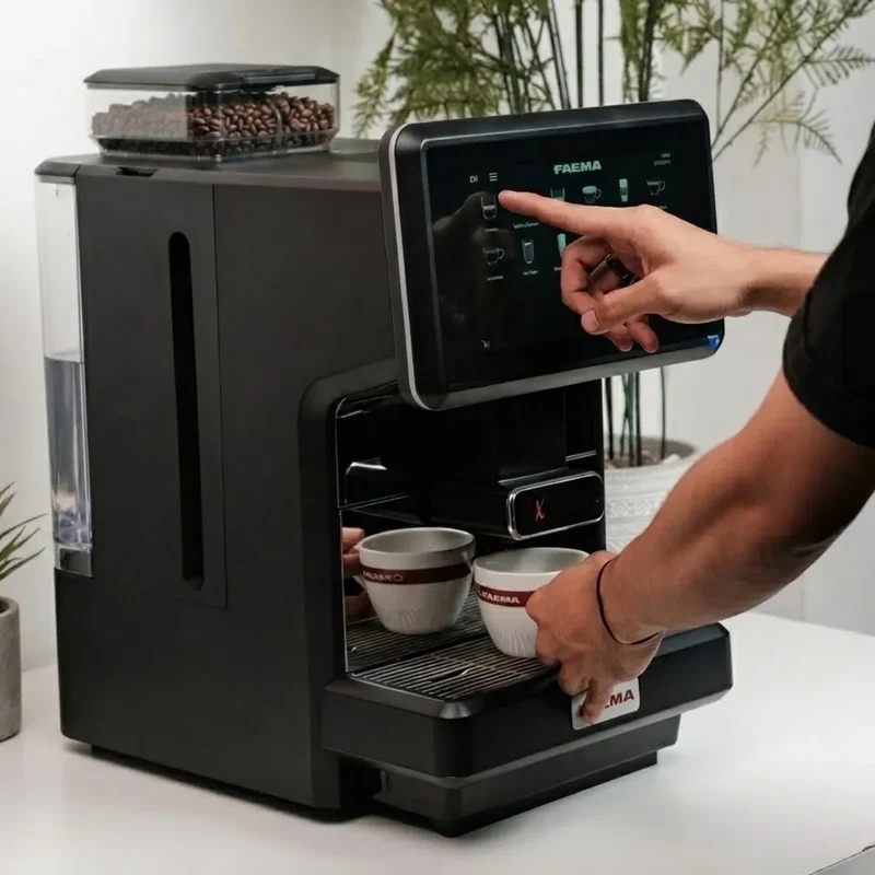 Faema XCompact Espresso Machine - Bean to Cup + 80 Cups per Day