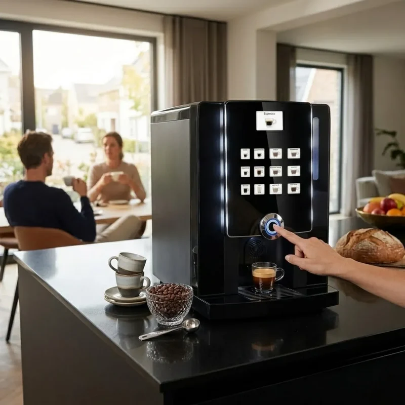 Rhea Business Line Grande Coffee Machine - Bean to Cup + Hybrid Technology
