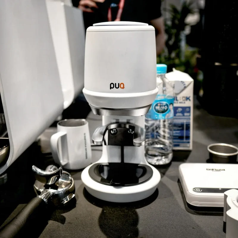 PUQpress Pro Coffee Tamper - High-Capacity Durability Stand-Alone Coffee Tamper