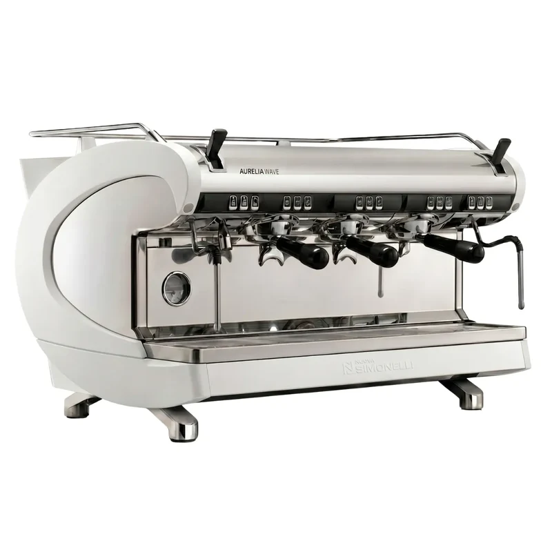 Nuova Simonelli Aurelia Wave Semi-Automatic Espresso Machine + GX85 Series Grinder Commercial Bundle Kit