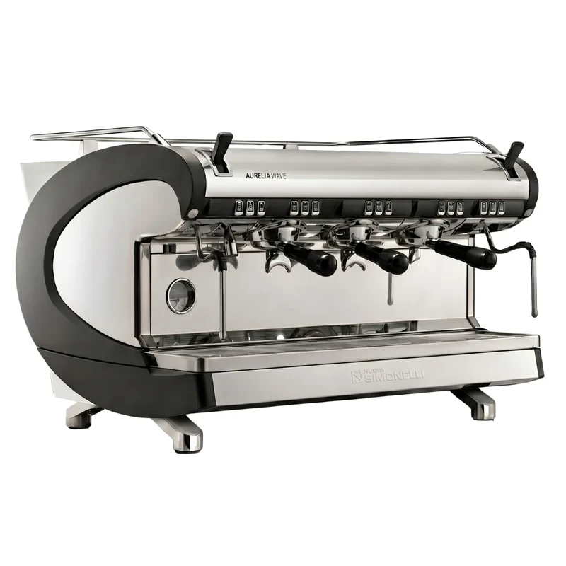 Nuova Simonelli Aurelia Wave Semi-Automatic Espresso Machine + GX85 Series Grinder Commercial Bundle Kit