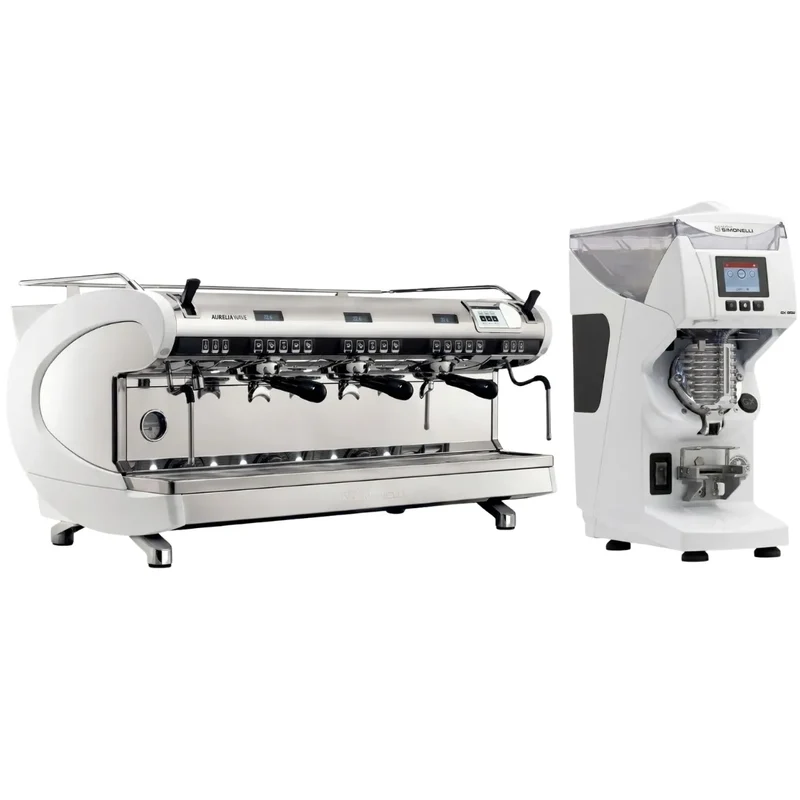 Nuova Simonelli Aurellia Wave T3 Espresso Machine + GX85 Series Grinder Commercial Bundle Kit