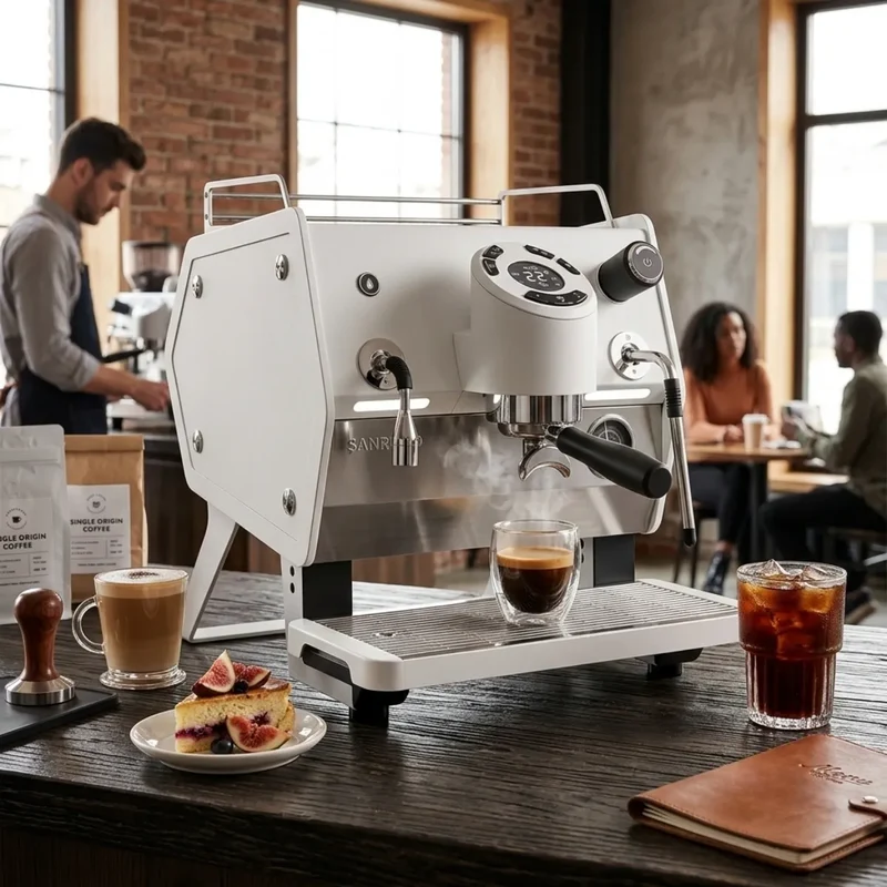 Sanremo D8 1 Group Espresso Machine - 16L Boiler, Hybrid Heating System