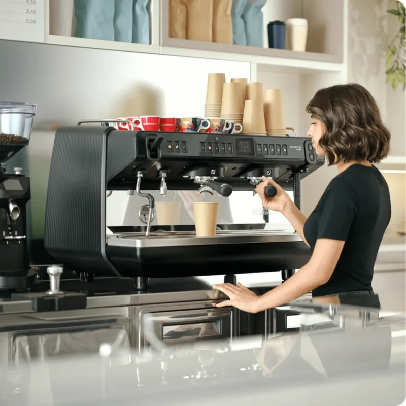 Nuova Simonelli Appia Viva XT Espresso Machine - PID, C-Automation System