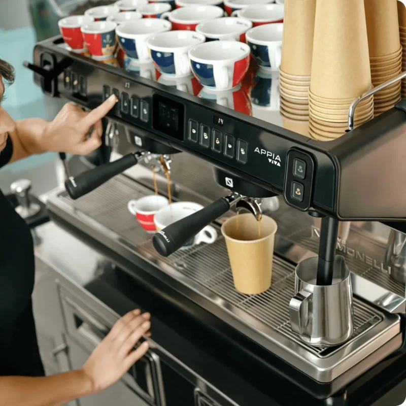 Nuova Simonelli Appia Viva XT Espresso Machine - PID, C-Automation System