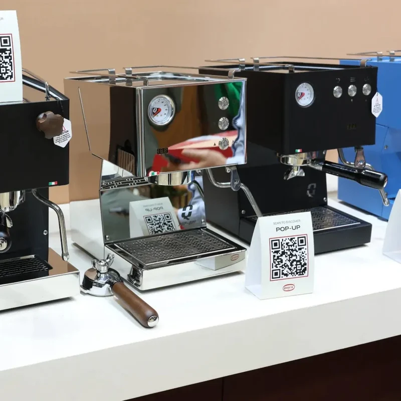 Quick Mill POP UP Espresso Machine Stainless Steel - Open Box Unit: Brand New