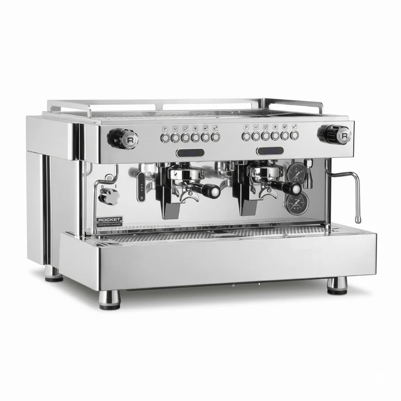 Rocket RE A Timer Espresso Machine - Thermosiphon & Dual Cool-Touch Wands