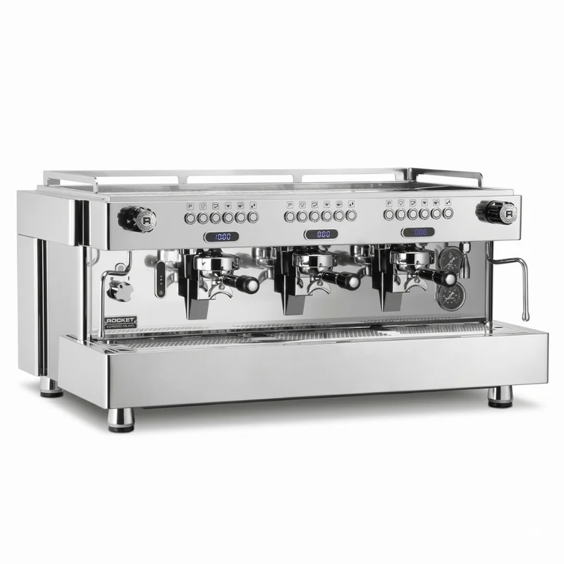 Rocket RE A Timer Espresso Machine - Thermosiphon & Dual Cool-Touch Wands