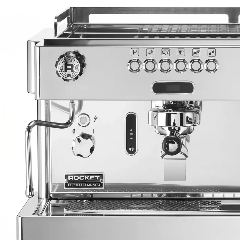 Rocket RE A Timer Espresso Machine - Thermosiphon & Dual Cool-Touch Wands