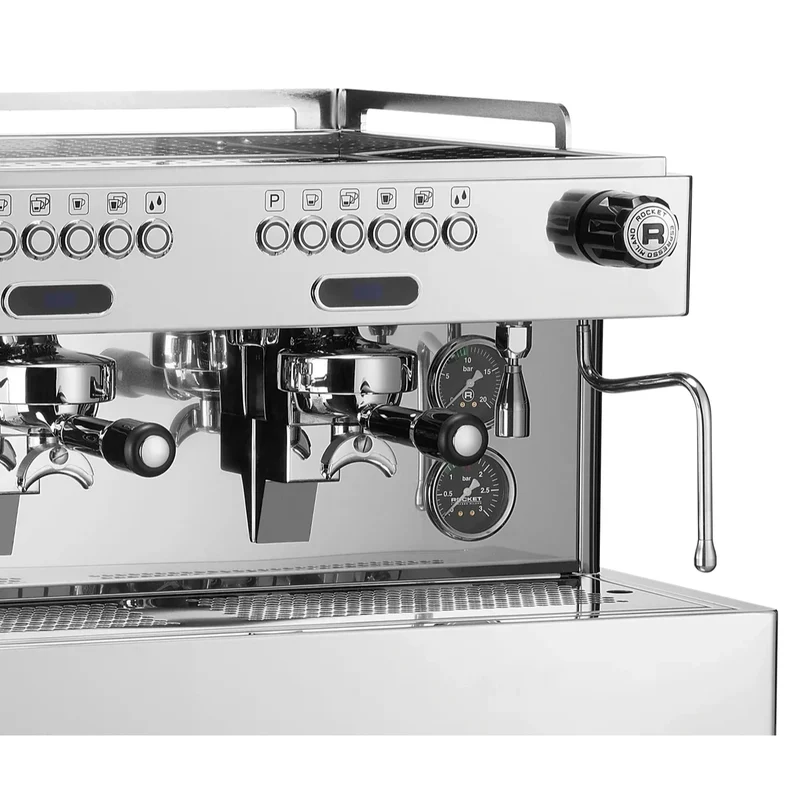 Rocket RE A Timer Espresso Machine - Thermosiphon & Dual Cool-Touch Wands