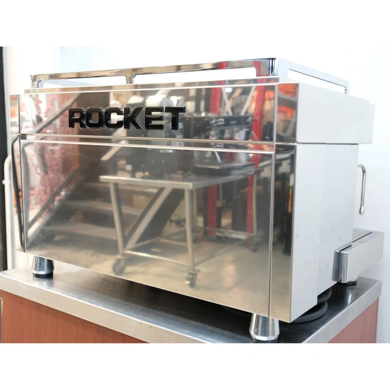 Rocket RE A Timer Espresso Machine - Thermosiphon & Dual Cool-Touch Wands