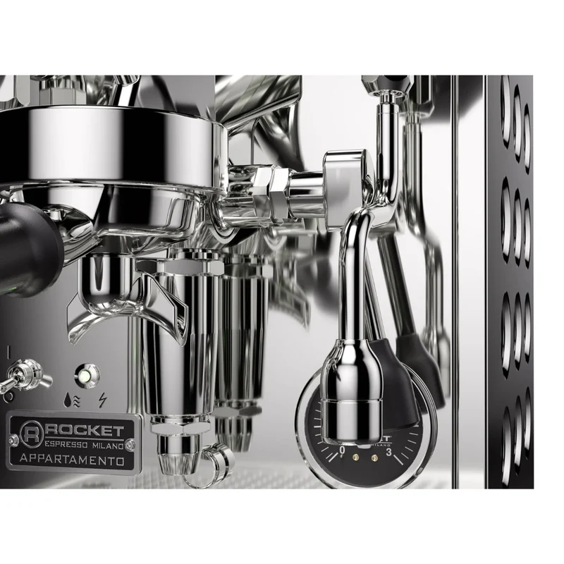 Rocket Appartamento TCA Espresso Machine - Temperature Control - Steel/Black