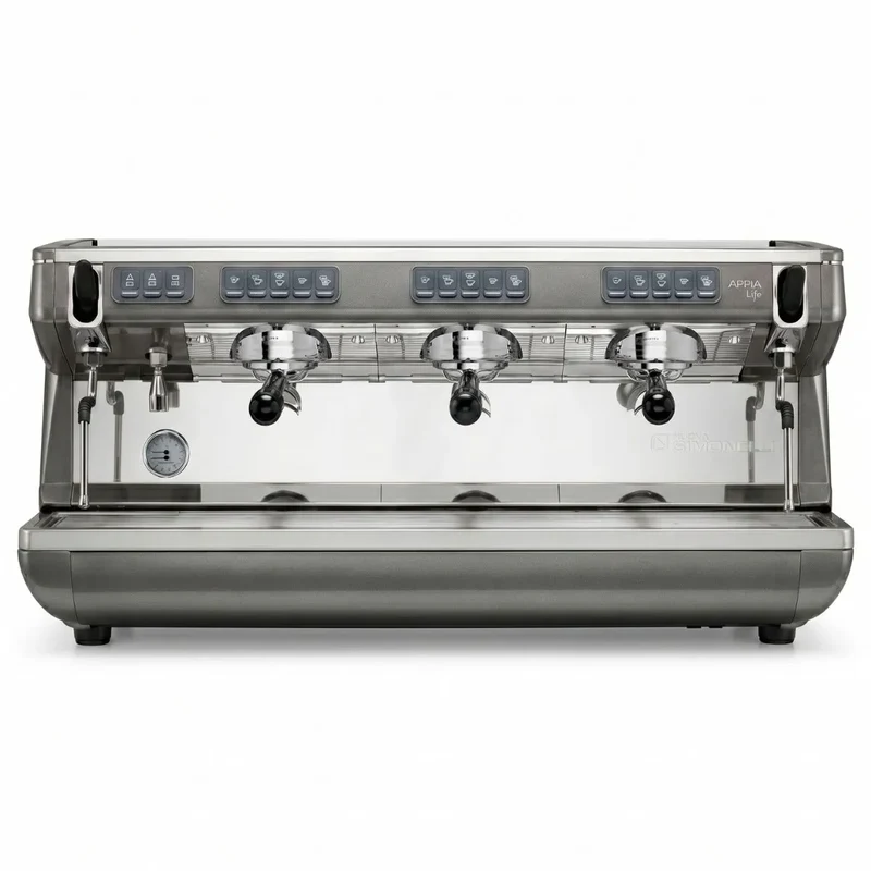 Nuova Simonelli Appia Life Standard Series Espresso Machine - Volumetric + Semi Automatic