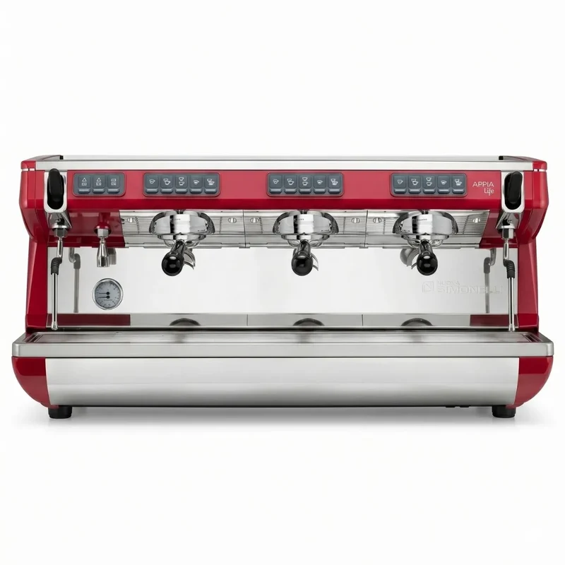 Nuova Simonelli Appia Life Standard Series Espresso Machine - Volumetric + Semi Automatic