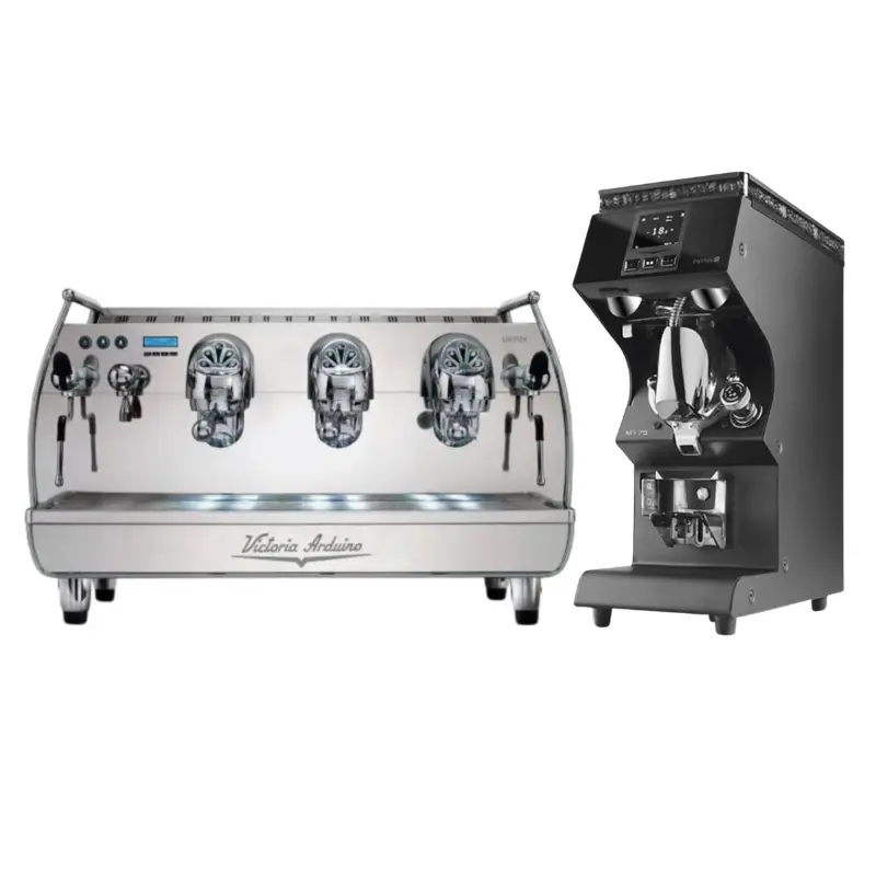 Victoria Arduino Adonis Espresso Machine + Mythos MY75 Grinder Commercial Bundle Kit