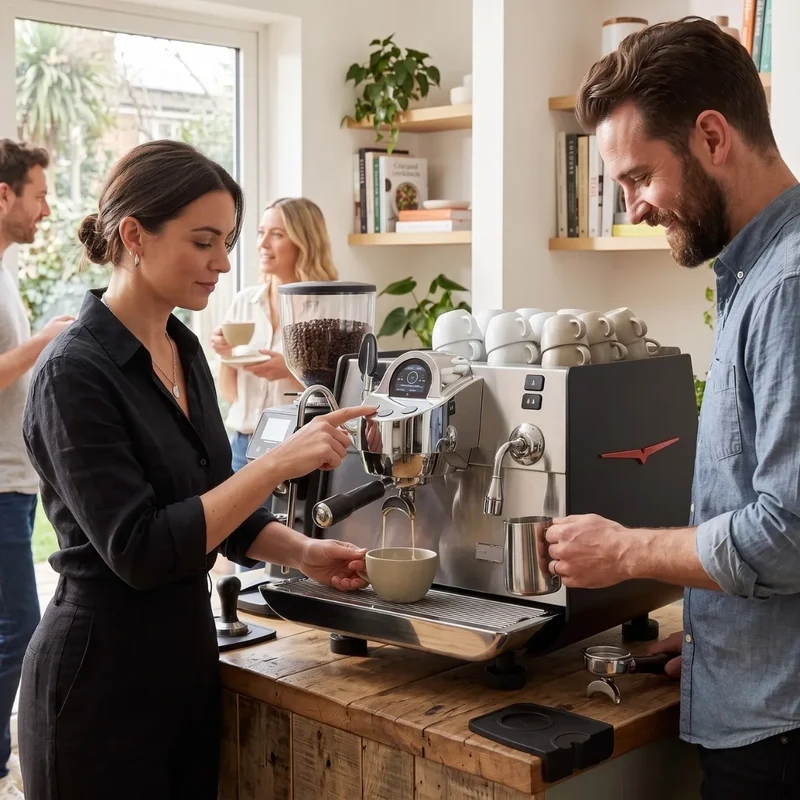 Victoria Arduino E1 Prima Pro Espresso Machine - T3 Genius & VIS