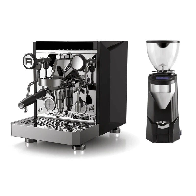 Rocket Giotto R Fast Espresso Machine + Fausto Grinder - Home Bundle Kit