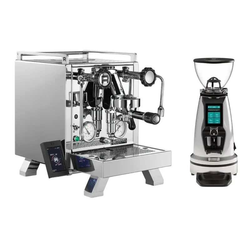 Rocket R58 - R Cinquantotto Espresso Machine + Spluga Élite Grinder - Home Bundle Kit