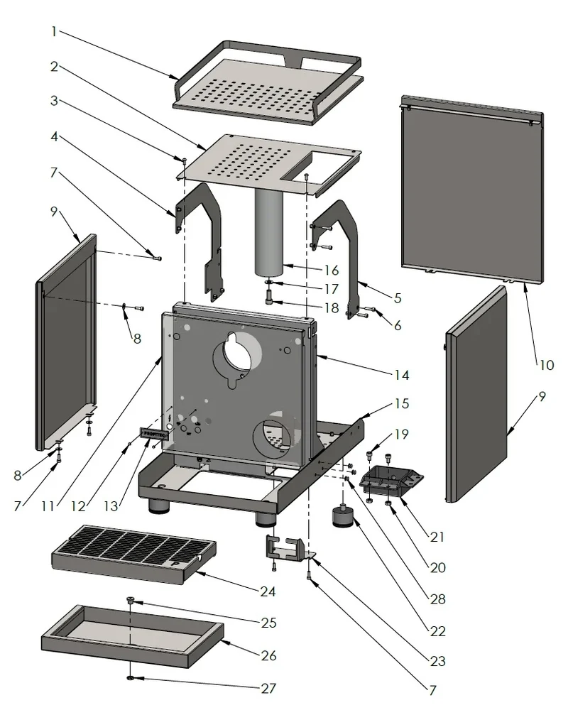 Pro 810 Body and Components